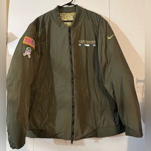 Dallas Cowboys NFL Salute To Service Bomber Reversible Jacket Excellent Mens 2XL